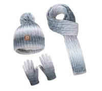 Ensemble De Gants D'écharpe Chapeau 'Hiver Élégant avec Une Couleur À La Mode pour Les Tout-Petits par Temps Froid Couvre-Chef Saisonnier Vêtements Cou Gants 'écharpe Chapeau 'Hiver