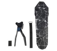 Ensemble de garde-boue arrière en plastique PP5 avec support, entretoise et corde pour une installation facile (style tige de selle A)