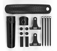 Ensemble de garde-boue avant et arrière à dégagement rapide pour VTT 26" 27,5" 73,7 cm - Déverrouillage rapide avec fermeture à boucle sécurisée (A)