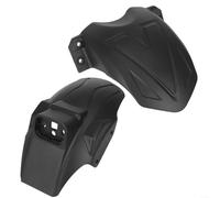 Ensemble de garde-boue avant et arrière pour scooter électrique Kukirin Master en plastique pour Fender Kit pour bloquer la boue et le sable pour éclaboussures Noir Accessoires pour les trajets en