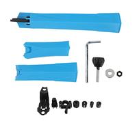 Ensemble de garde-boue de vélo à dégagement rapide, garde-boue avant et arrière pour vélo de montagne contre les éclaboussures d'eau et la saleté (Bleu)