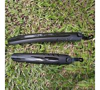 Ensemble de garde-boue pliables avant et arrière pour roues de 30,5 cm, 35,6 cm et 40,6 cm, 50,8 cm, matériau plastique offrant une protection fiable contre la boue et l'eau pour les petites roues de
