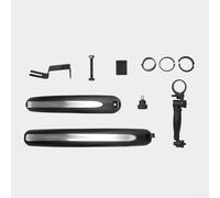 Ensemble de garde-boue pour vélo de route pliable avec fonction de déconnexion rapide et construction en plastique léger (mouche morte avec)