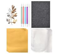 Ensemble De Gaufrage Pour Feuille D'Aluminium - Prise En Main Confortable,Kit d'Artisanat Créatif avec Stylos pour l'Embossage à Feuille | Pour la Gravure en Classe, la Décoration de la Maison, les Ca