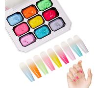 Ensemble De Gel À Dessin - Pots De 0,08 Oz Pour Manucure Dégradé, Vernis À Ongles, Crème Pigmentée Sans Essuyage | Entretien De La Maison, Préparation De La Fête De Mariage, Esthétique Créat