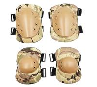 Ensemble de genouillères, coudières et genoux, équipement de sécurité pour les sports de plein air (Cp-camo, M)