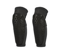 Ensemble De Genouillères Et Coudières en Soie Glacée Protection Antichoc en PU Absorbant L'énergie Sangle Antidérapante Équipement pour Moto Motocross Vélo Et Skateboard, Black Knee Pads-XXL