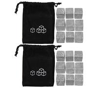 Ensemble de glaçons pour Boissons au vin, Refroidisseur de Pierres à Whisky, Pierres réutilisables sécurisées pour Les Bars à Domicile