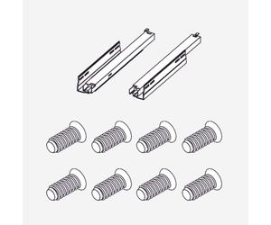 Ensemble de glissières de tiroirs compatibles avec le meuble bas rivea Dia l: 140, l: 160 H: 47 et le tiroir intérieur neoro n50 de meuble sous-vasque l: 140, 160 cm, BL000973,