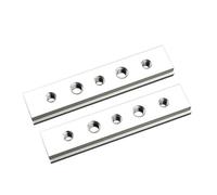 Ensemble de glissières en T pour le travail du bois, barre de jauge à onglet en alliage d'aluminium pour accessoires de scie de table, système de gabarit d'atelier, rail de rail à fente en T, guide de