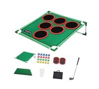 Ensemble de Golf pour Enfants, Le Jeu de Jeux de Golf Pong Comprend Des Balles Golf et Un Sac Golf, 4 à 8 Ans Jeux de Golf, Jouets de Sport D'intérieur et D'extérieur Garçons Filles, Rack Simple