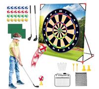 Ensemble De golfDe Combat pour - Jeu De Tapis De Putting D'intérieur, Kit De Pratique De golfPortable, Équipement D'activité De Pelouse Extérieure Résistant Aux Intempéries, Jouet De Compéti