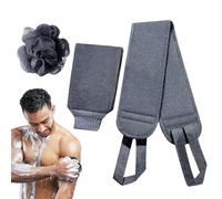 Ensemble de gommage de douche - Bouffée de fleurs de bain, gants double face, chiffon en loofah extensible, prise en main confortable | Soin du visage, expérience de spa, accessoires de salle de bain
