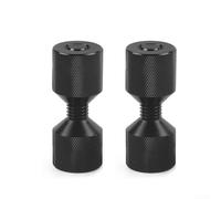 Ensemble de goupilles d'alignement à double trou pour brides Asme de 68 kg de 1,2 cm à 35,6 cm Outil manuel automobile en alliage d'aluminium noir pour un ajustement précis et une stabilité améliorée