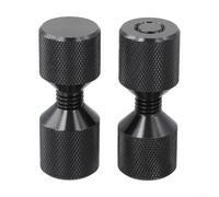 Ensemble de goupilles de localisation de bride en aluminium - Goupilles d'alignement à 2 trous pour brides de tuyau ASME de 68 kg (3,8 cm à 14") - Aluminium 6061 durci, oxyde noir