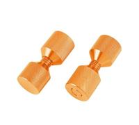 Ensemble de goupilles de localisation de bride pour outil d'alignement à double trou en aluminium de 3,8 cm avec finition anodisée dorée/blanche/bleue pour brides Asme de 68 kg de 1,27 à 35,6 cm