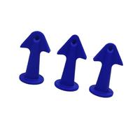 Ensemble de grattage de buse de mastic en Silicone, 3, Dark Blue
