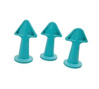 Ensemble de grattage de buse de mastic en Silicone, 3, Light Blue