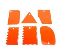 Ensemble de grattoir en argile en plastique Ensemble d'outils de fabrication durable pour la sculpture en poterie en argile et l'artisanat 6 PCS