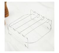 Ensemble de gril d'extérieur avec brochettes, friteuse à Air carrée, cuiseur vapeur, support de Barbecue en acier inoxydable