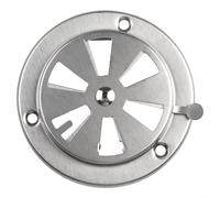 Ensemble de grille d'aération de barbecue en acier inoxydable - Pièces de rechange pour régler le barbecue, les grilles d'aération et le flux d'air du poêle