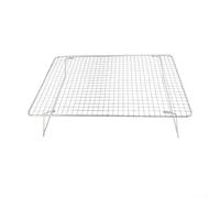 Ensemble de grille de refroidissement empilable en acier inoxydable 304 conçu pour une fiabilité dans des environnements à haute température et une utilisation quotidienne en cuisine (simple couche)