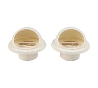 Ensemble de grilles d'aération en PVC résistant aux intempéries pour une protection complète des conduits et des aérations (sorties de 75 mm)