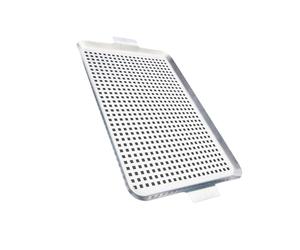 Ensemble de grilles de barbecue fonctionnelles en acier inoxydable avec plaque perforée et poignée pour griller des légumes ou du poisson en plein air
