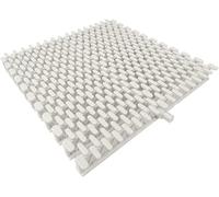 « Ensemble de grilles de piscine en plastique - 7 grilles de drainage de piscine de 30 cm à emboîter, couvercle de douche et de route - Grille de drainage durable pour une utilisation extéri
