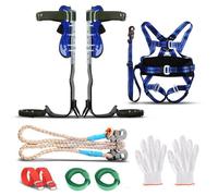 Ensemble de Grimpeurs d'arbres Crampons d'arbre Aides à l'escalade Mise à Niveau de l'ensemble de Pointes d'escalade d'arbre