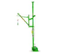 Ensemble de grue à colonne intérieure, type à bras pliant, charge de 300 kg, moteur de 2,2 kW, avec câble en acier de 30 m(Automotive Motor)