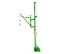 Ensemble de grue à colonne intérieure, type à bras pliant, charge de 300 kg, moteur de 2,2 kW, avec câble en acier de 30 m(Standard Motor)