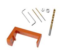 Ensemble de guides de perçage pour tiroir d ' armoire, avec douille professionnelle et gabarit de travail du bois pour trous corrects, outil de positionnement de glissière de tiroir