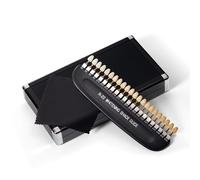 Ensemble de guides d'ombres dentaires professionnels, 22 couleurs, tableau comparateur de blanchiment des dents avec vitrine couleur 3D, équipement de pratique dentaire