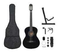 Ensemble de Guitare Classique pour Débutants Musicien 8 pcs Bleu 3/4 36" vidaXL