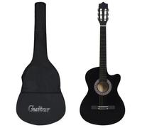 Ensemble de guitare découpée classique 12 pcs 6 cordes Noir 38"" LY3866 Mothinessto