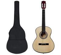 vidaXL Ensemble de guitare classique pour débutants et enfants 8 pcs 3/4 36" naturel
