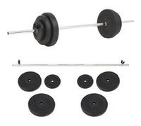 Vidaxl Ensemble De Haltères 30 Kg Multicolore