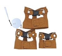 Ensemble de harnais pour animaux de compagnie: matériau PU durable | Harnais réglable en lot de trois avec corde légère et design confortable pour les reptiles, les petits animaux, les promenades