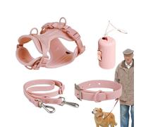 Ensemble de Harnais pour Chien Chien de Taille Moyenne, Ensemble de laisses | Laisses étanches pour la marche pour la co