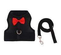 Ensemble de harnais pour lapins : harnais type gilet pour lapins, costume doux et respirant, harnais sûr anti-fuite | Jeu de sangle réglable et légère qui permet une exploration sûre