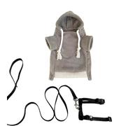 Ensemble de harnais réglable à capuche pour furet et animal domestique pour petits animaux tels que hamster, lapins, chiots, lapins et pas