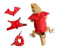 Ensemble de harnais réglables pour reptiles barbu, dragons, écureuils, animaux domestiques, costume de dinosaure