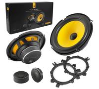 Ensemble De Haut-Parleurs JL Audio C1-650 2 Voies Coaxial 165mm 6,5" Jaune 4Ω