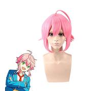 Ensemble de haute qualité étoiles Cosplay Tori Himemiya perruque rose court cheveux synthétiques Anime Costume jeu de rôle perruques