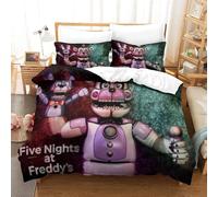 Ensemble De Housse De Couette Five Nights At Freddys Parure De Lit Housse De Couette Cartoon