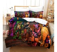 Ensemble De Housse De Couette Five Nights At Freddys Parure De Lit Housse De Couette Cartoon