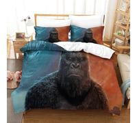 Ensemble De Housse De Couette Godzilla Vs Kong Parure De Lit Housse De Couette Godzilla King