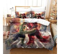 Ensemble De Housse De Couette Iron Man Ensemble De Literie Housse De Couette Affiche De Film Double