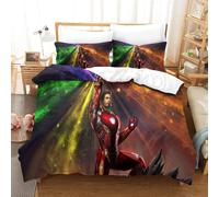 Ensemble De Housse De Couette Iron Man Ensemble De Literie Housse De Couette Movie Poster King